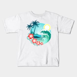 Hawaiian Island Kids T-Shirt